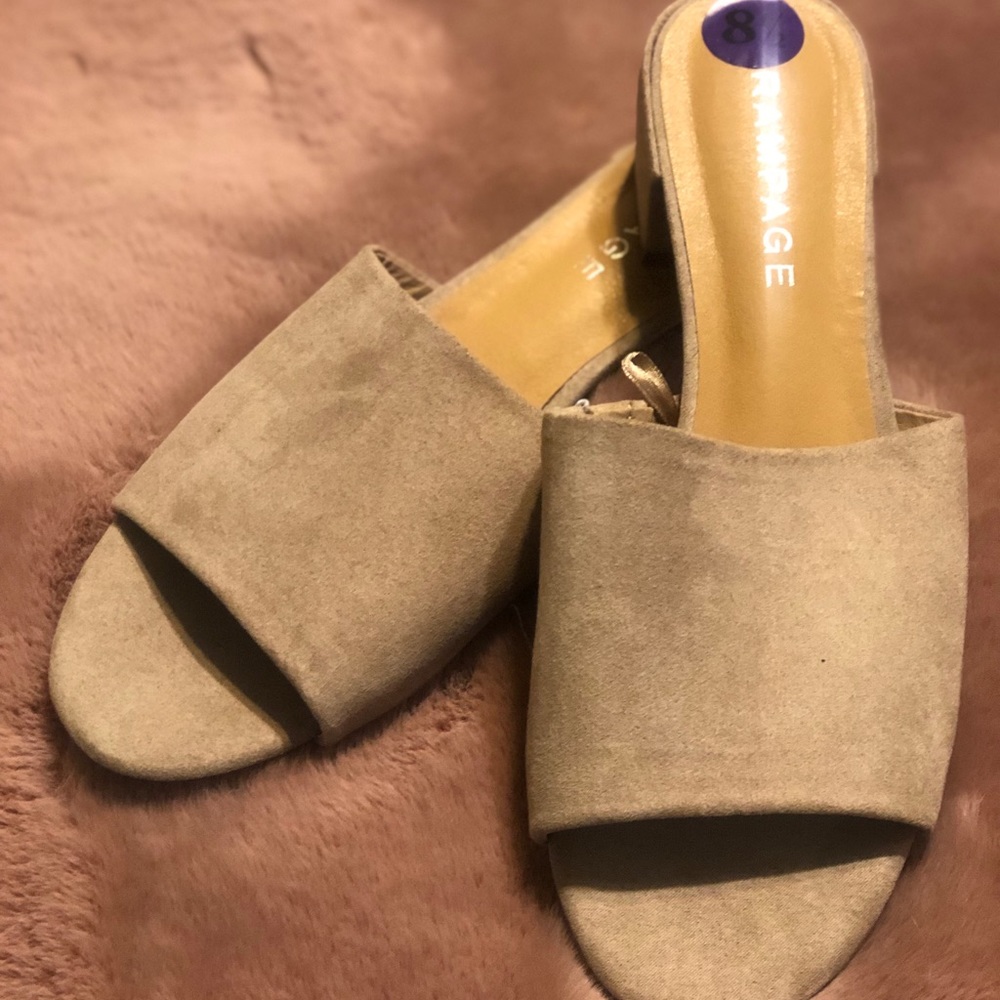 Beige Heeled Sandal (Comfy & Cute)